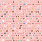 Star Wars Alphabet Tonal Kawaii Characters Kawaii Duo Tokens Imperial Quotes 100% Cotton 45x55cm Wide 5Pcs Fat Quarter Bundle for Crafting
